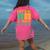 Lets Tacos Bout Science Teacher Chemistry Physics Women's Comfort Colors T-Shirt Back Print Crunchberry