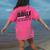 It Takes Balls To Teach PE Gym Teacher Women's Comfort Colors T-Shirt Back Print Crunchberry