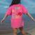 I Teach Rockstars Band Vibes Teacher Rocks My Music Teaching Women's Comfort Colors T-Shirt Back Print Crunchberry