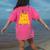 I Teach Super Heroes Comic Book Hero Teacher School Women's Comfort Colors T-Shirt Back Print Crunchberry
