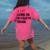 Teacher A Lot Going On In Fourth Grade Back To School Women's Comfort Colors T-Shirt Back Print Crunchberry