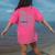 This Teacher Loves Her Police Officer Wife Saying Women's Comfort Colors T-Shirt Back Print Crunchberry