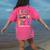 Teacher Of Pre K Superheroes Teacher New School Year Men Women Women's Comfort Colors T-Shirt Back Print Crunchberry