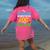 My Teacher Survived 100 Days Of Me Dab 100 Days Of School For Men Women Kids Women's Comfort Colors T-Shirt Back Print Crunchberry