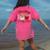 Teaching Is My Jam Cute Strawberry For Women Teachers Women's Comfort Colors T-Shirt Back Print Crunchberry