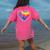 Teaching Is a Work Of Heart Tie Dye Hippie For Teacher For Men Women Girls Kids Women's Comfort Colors T-Shirt Back Print Crunchberry