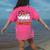 Team 5th Grade Boo Crew Halloween Teacher Student Costume Women's Comfort Colors T-Shirt Back Print Crunchberry