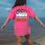 Team Preschool Boo Crew Halloween Teacher Student Costume Women's Comfort Colors T-Shirt Back Print Crunchberry