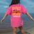 Thankful For My 5th Grade Turkeys Thanksgiving Teacher Fall Women's Comfort Colors T-Shirt Back Print Crunchberry Thankful For My 5th Grade Turkeys Thanksgiving Teacher Fall Women's Comfort Colors T-Shirt Back Print Crunchberry