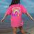 Tiny Human Tamer Watercolor Rainbow Daycare Teacher Women's Comfort Colors T-Shirt Back Print Crunchberry Tiny Human Tamer Watercolor Rainbow Daycare Teacher Women's Comfort Colors T-Shirt Back Print Crunchberry