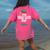 The Toddler Teacher Elf Christmas Matching Family Women's Comfort Colors T-Shirt Back Print Crunchberry The Toddler Teacher Elf Christmas Matching Family Women's Comfort Colors T-Shirt Back Print Crunchberry