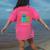 Trick Or Teach Neon Ghost Flower Teacher Spooky Halloween Women's Comfort Colors T-Shirt Back Print Crunchberry Trick Or Teach Neon Ghost Flower Teacher Spooky Halloween Women's Comfort Colors T-Shirt Back Print Crunchberry