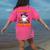 Trick Or Teach Teacher Halloween Ghost Pencil Floral Women's Comfort Colors T-Shirt Back Print Crunchberry