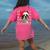 Ugly Xmas Sweater Santa Boston Terrier Dog Christmas For Men Women Kids Women's Comfort Colors T-Shirt Back Print Crunchberry