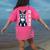 USA Flag Boston Terrier Best Dog Mom Ever 2025 Women's Comfort Colors T-Shirt Back Print Crunchberry