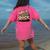 Wait I See A Rock Geology Teacher Women's Comfort Colors T-Shirt Back Print Crunchberry