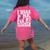 I Wear Pink For My Teacher Breast Cancer Awareness Support Men Women Women's Comfort Colors T-Shirt Back Print Crunchberry