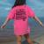 Weird Teachers Build Character School Pun Women's Comfort Colors T-Shirt Back Print Crunchberry