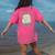 Weird Teachers Build Character- Teacher's Day Women's Comfort Colors T-Shirt Back Print Crunchberry