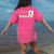 I Am Working For Christmas Break Special Education Teacher Women's Comfort Colors T-Shirt Back Print Crunchberry