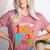 100th Day Of School Teachers Kids Happy 100 Days Women's Heather T-Shirt Heather Mauve