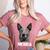 4th July Blue Heeler Dog Merica Patriotic USA Flag Cute Women's Heather T-Shirt Heather Mauve