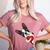 Boston Terrier Bostie Dog Kids Women Girls Women's Heather T-Shirt Heather Mauve