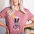 Boston Terrier Boston Bull Terrier Women's Heather T-Shirt Heather Mauve