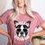 Boston Terrier Dad Father’s Day Dog Dad Men’s Women's Heather T-Shirt Heather Mauve