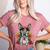 Boston Terrier Dia De Los Muertos Day Of The Dead Dog Skull For Men Women Kids Women's Heather T-Shirt Heather Mauve