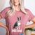 Boston Terrier Dog Dad Boston Terrier Dog Lovers Women's Heather T-Shirt Heather Mauve