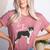 Boston Terrier Dog Mom Woman Women Women's Heather T-Shirt Heather Mauve