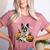 Boston Terrier Ghost Boo Halloween Costume Spooky Season Women's Heather T-Shirt Heather Mauve