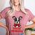 Boston Terrier Grandma Dog Lovers Puppy Bostie Owner Women's Heather T-Shirt Heather Mauve