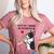 Boston Terrier Grandma Mother's Day Dog Mom Women's Heather T-Shirt Heather Mauve