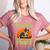 Boston Terrier Halloween Zombie American Gentleman Dog Lover Women's Heather T-Shirt Heather Mauve