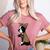Boston Terrier Lover I Love Mom Tattoo Leopard Women's Heather T-Shirt Heather Mauve