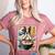 Boston Terrier Ramen Noodles Japanese Art Retro Ocean Waves Women's Heather T-Shirt Heather Mauve