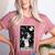Boston Terrier Tarot Card Star With The Moon Men Women Kids Women's Heather T-Shirt Heather Mauve
