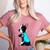 Boston Terrier Tattoos I Love Mom Women's Heather T-Shirt Heather Mauve