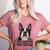 Boston Terrier Will Find And Lick You Bostie Mom Women's Heather T-Shirt Heather Mauve