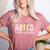 Boys Girls Teachers ABCD Rock Graphic Back To School Class Women's Heather T-Shirt Heather Mauve