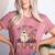 You Can't Scare Me I Teach Middle School Halloween Teacher Women's Heather T-Shirt Heather Mauve You Can't Scare Me I Teach Middle School Halloween Teacher Women's Heather T-Shirt Heather Mauve