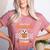 You Can't Scare Me I Teach Music Retro Teacher Halloween Women's Heather T-Shirt Heather Mauve