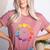 Chicken Themed Color Wheel Educational Art Teacher Artist Men Women Girls Kids Women's Heather T-Shirt Heather Mauve Chicken Themed Color Wheel Educational Art Teacher Artist Men Women Girls Kids Women's Heather T-Shirt Heather Mauve