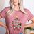 Christmas Library Tree Love Reading Books Nerd Teacher Women's Heather T-Shirt Heather Mauve Christmas Library Tree Love Reading Books Nerd Teacher Women's Heather T-Shirt Heather Mauve
