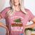 Christmas Teacher Squad Festive Car Tree Lights Xmas Women's Heather T-Shirt Heather Mauve