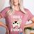 Cow Teacher Lover Women's Heather T-Shirt Heather Mauve