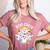 Cute Group Matching Teachers Halloween Women's Heather T-Shirt Heather Mauve Cute Group Matching Teachers Halloween Women's Heather T-Shirt Heather Mauve