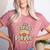 Cute Teacher Popcorn Day Women's Heather T-Shirt Heather Mauve Cute Teacher Popcorn Day Women's Heather T-Shirt Heather Mauve